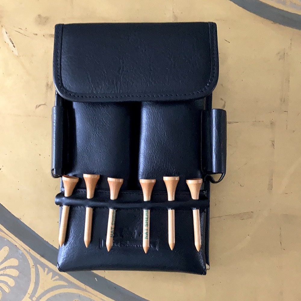 NAT SHERMAN high end Cigar Caddy golf cigar holder.